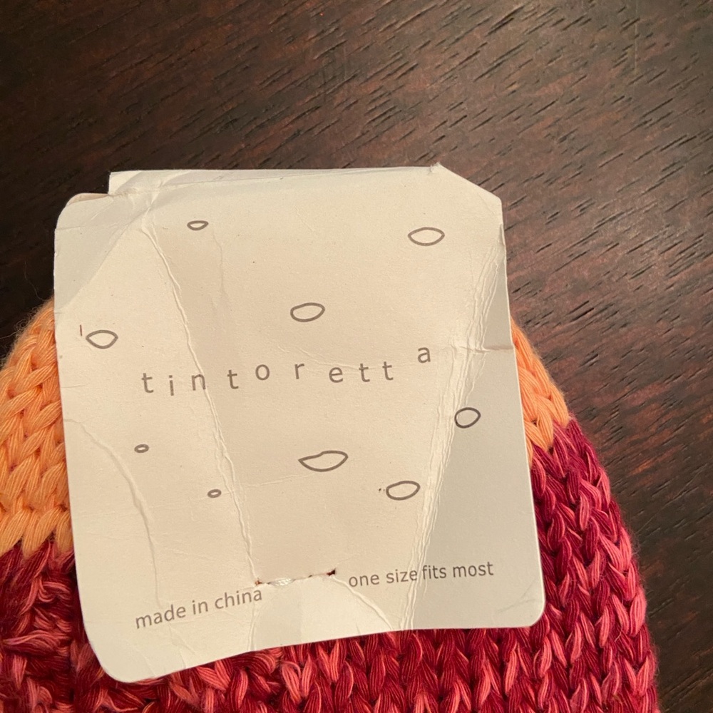 Anthropologie Red and Orange Knit Socks - Picture 4 of 4